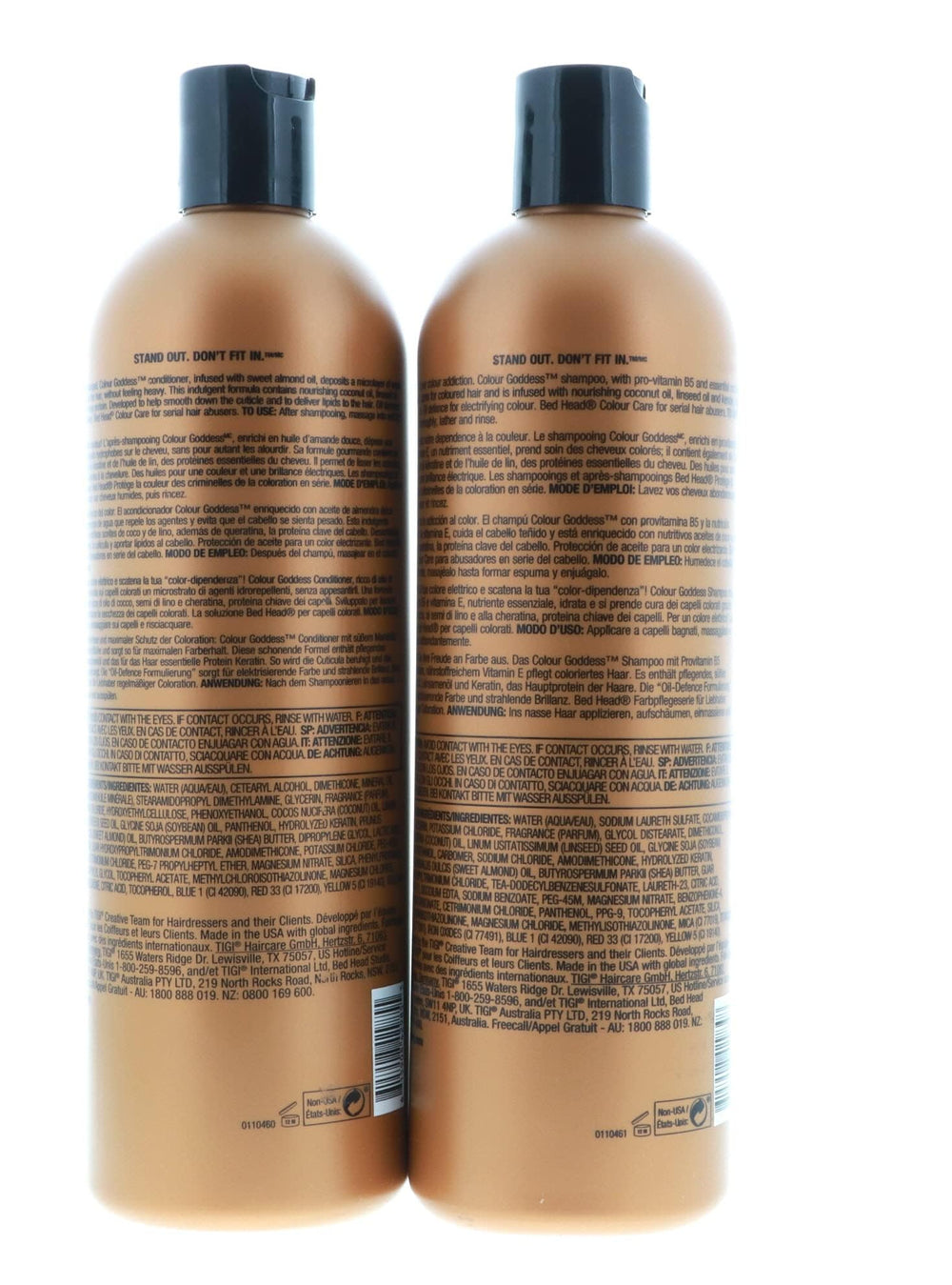 Bed Head Color Goddess routine shot suggesting color-safe care.