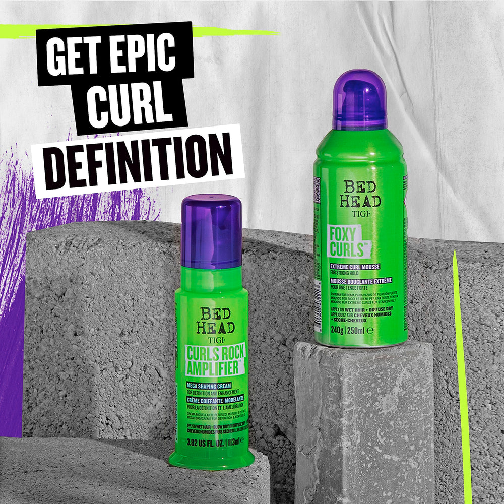 Bed Head Curls Rock Amplifier summer-fragrance evokes refreshing scent during styling.
