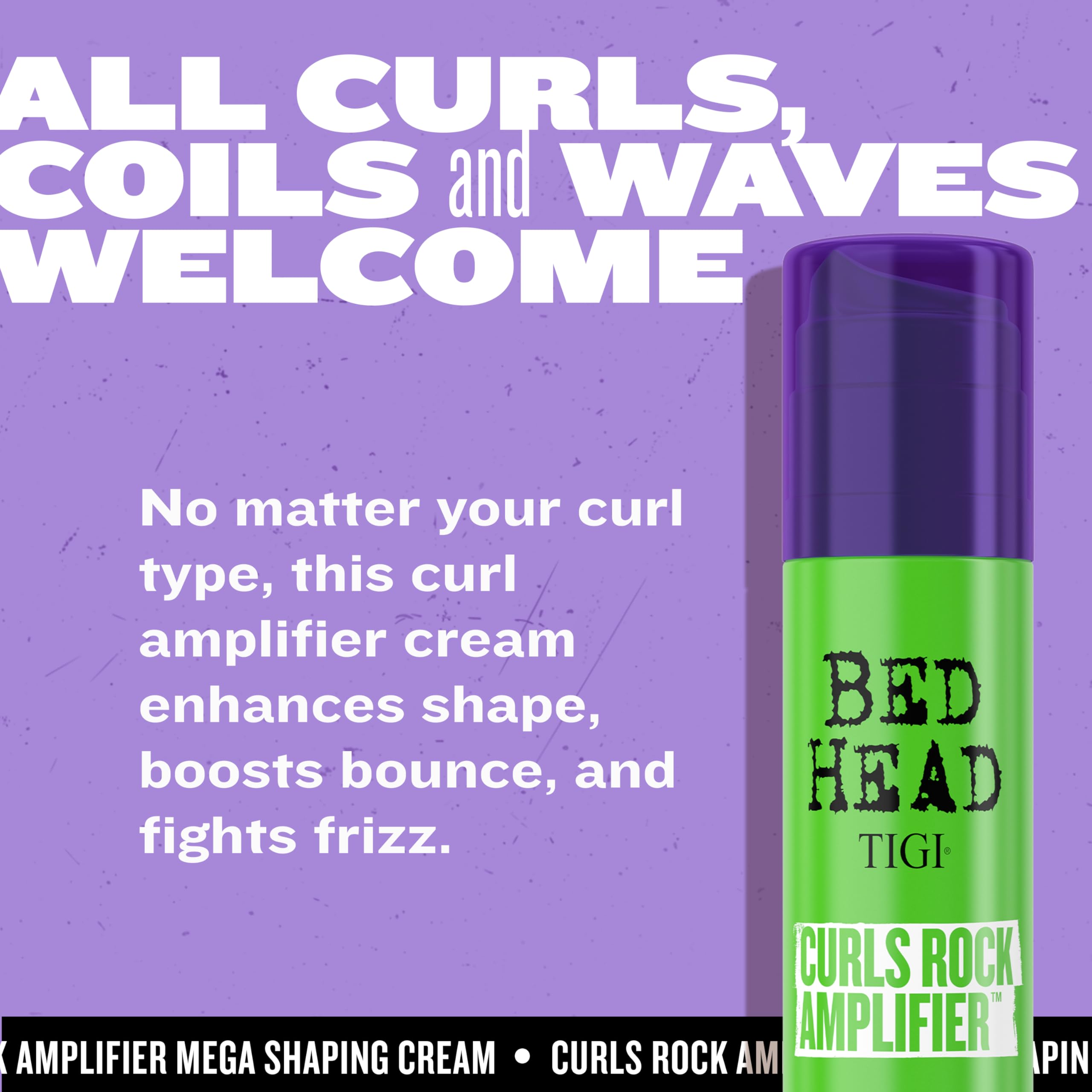 TIGI Bed Head Curls Rock Amplifier twisted sections ultra-defined curls