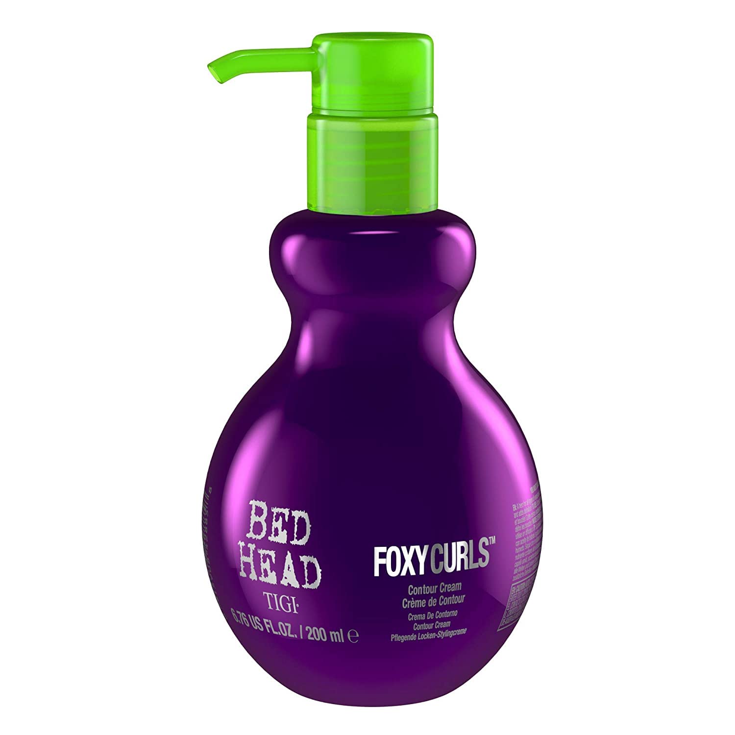 Bed Head Foxy Curls Contour Cream bottle front showing frizz control for defined curls