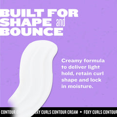 Bed Head Foxy Curls Contour Creme close-up shows bouncy, soft curls.
