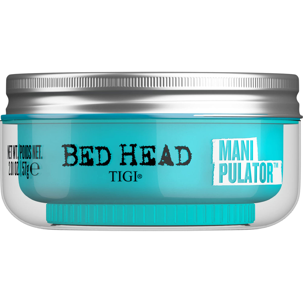 Bed Head Manipulator bottle-front shows firm-hold texture for short to medium hair.