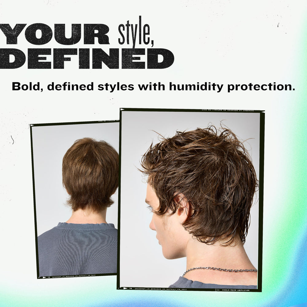 Bed Head Manipulator shiny-finish-look captures salon-ready texture under lights.