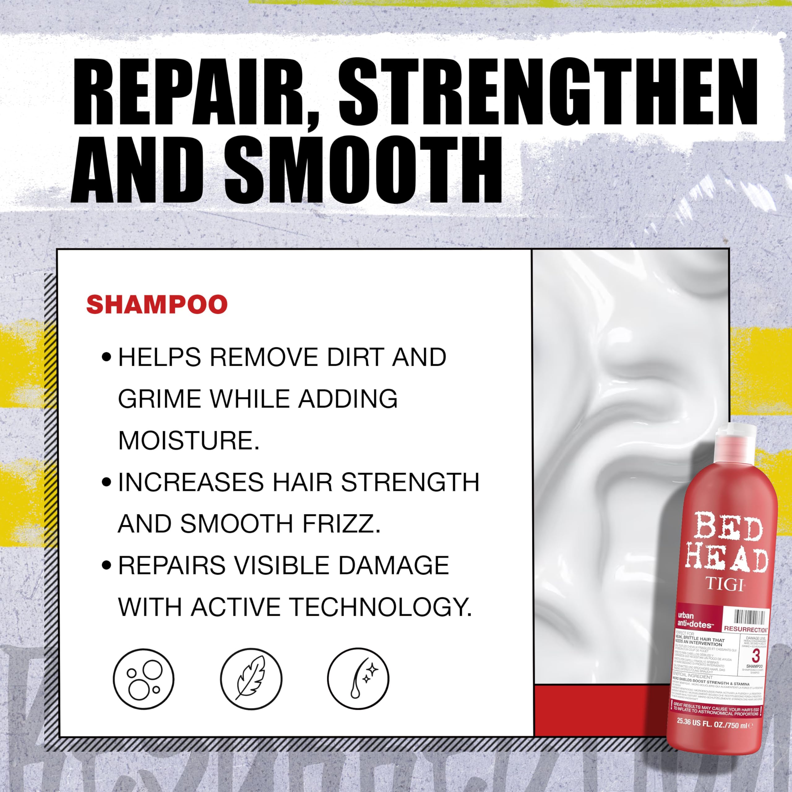 Bed Head Resurrection dispensing pump close-up for easy, controlled application