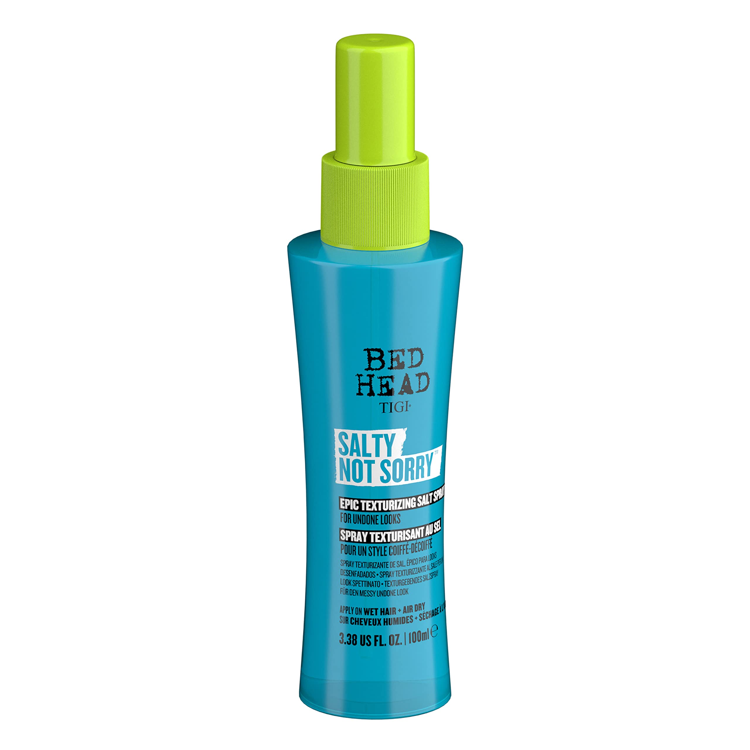 TIGI Bed Head Salty Not Sorry flexible hold demonstrated on hair