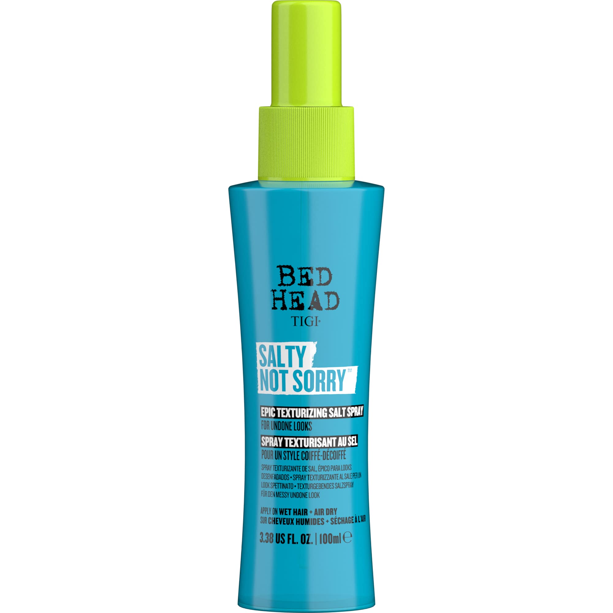 TIGI Bed Head Salty Not Sorry spray bottle for beachy texture