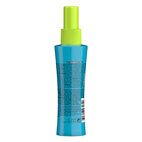 TIGI Bed Head Salty Not Sorry texture mist application demonstrates even mist for texture