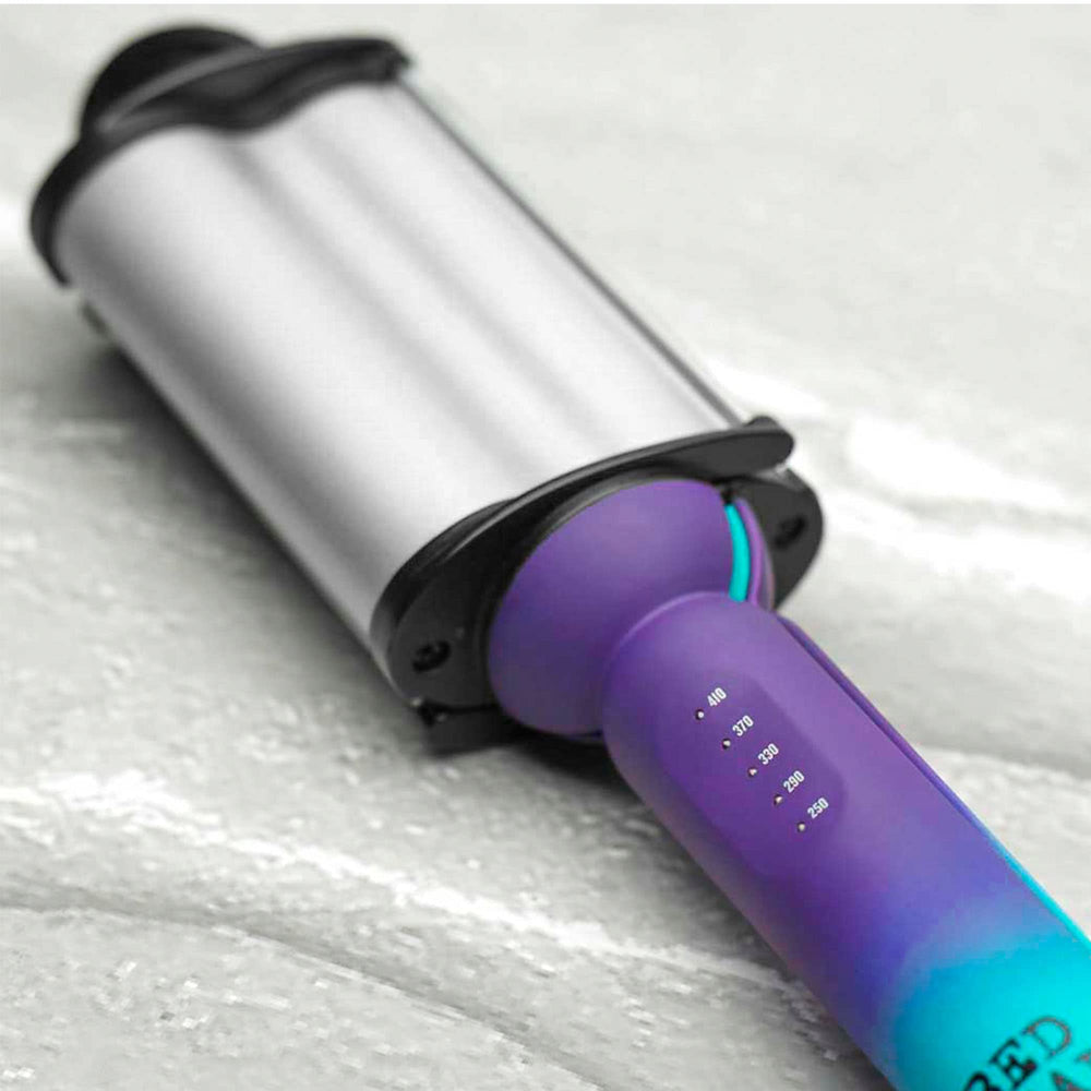 Bed Head Surf's Up Waver auto shutoff adds styling safety.