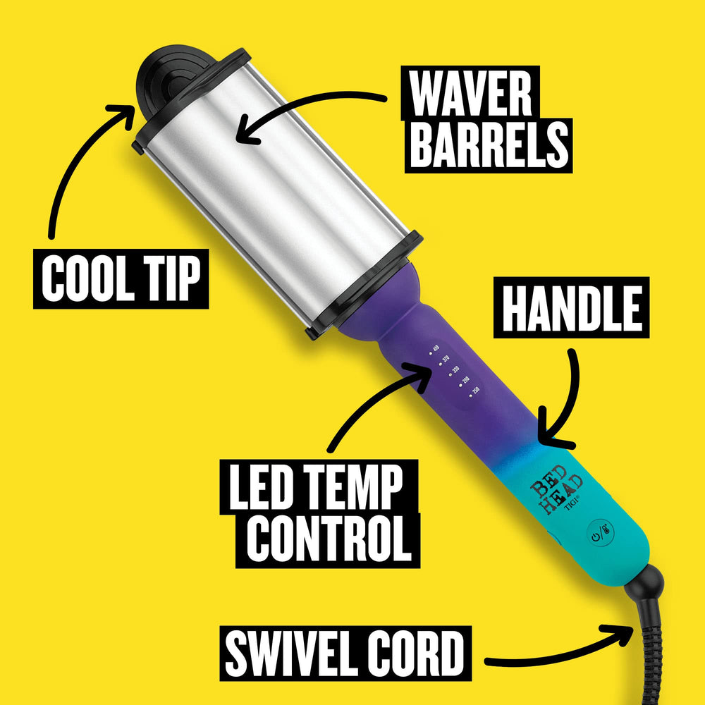 Bed Head Surf's Up Waver dual voltage travel readiness for international styling.