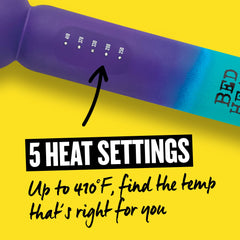 Bed Head Surf's Up Waver LED temp control for precise heat selection.