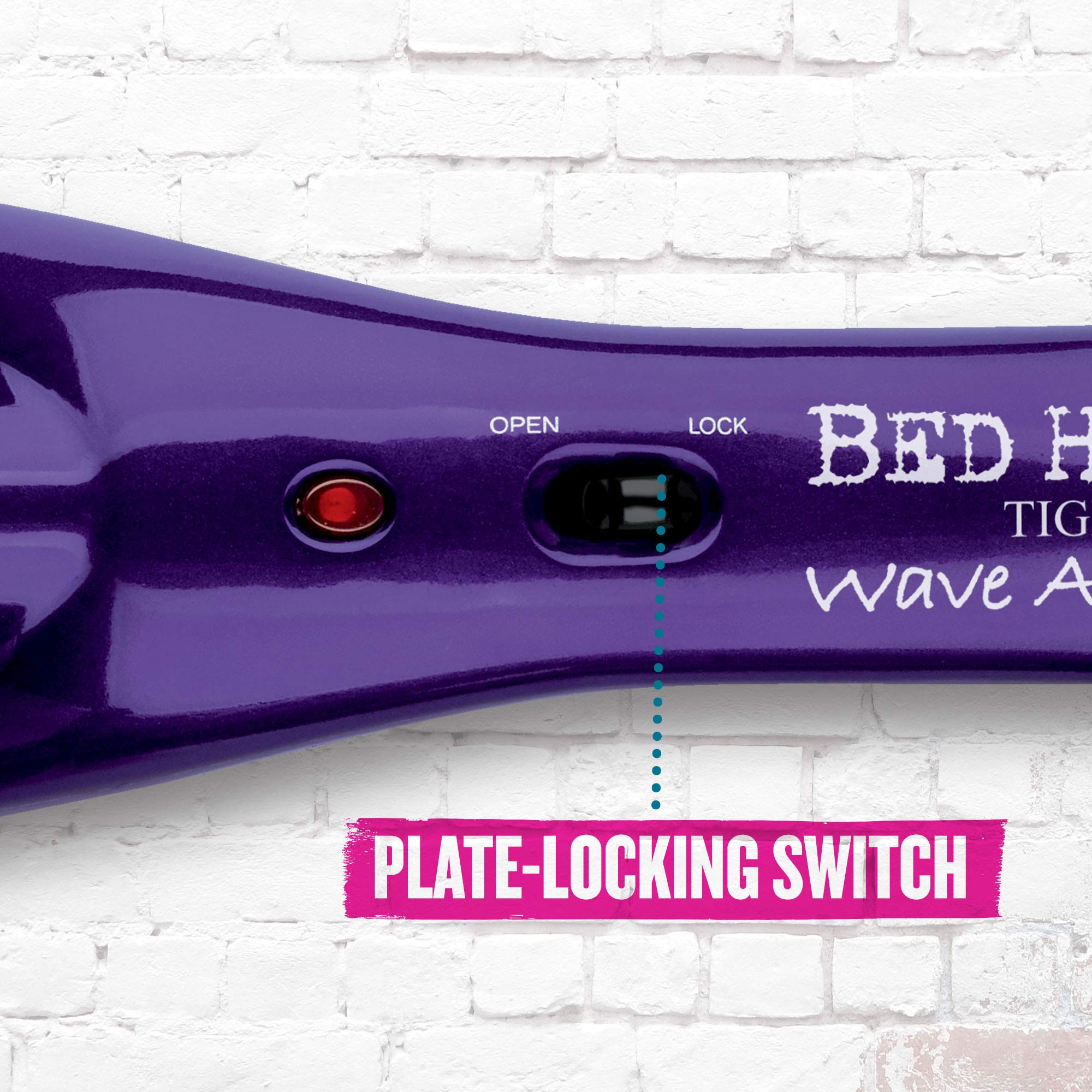 Bed Head Wave Artist auto shut-off feature ensures safety during busy mornings.