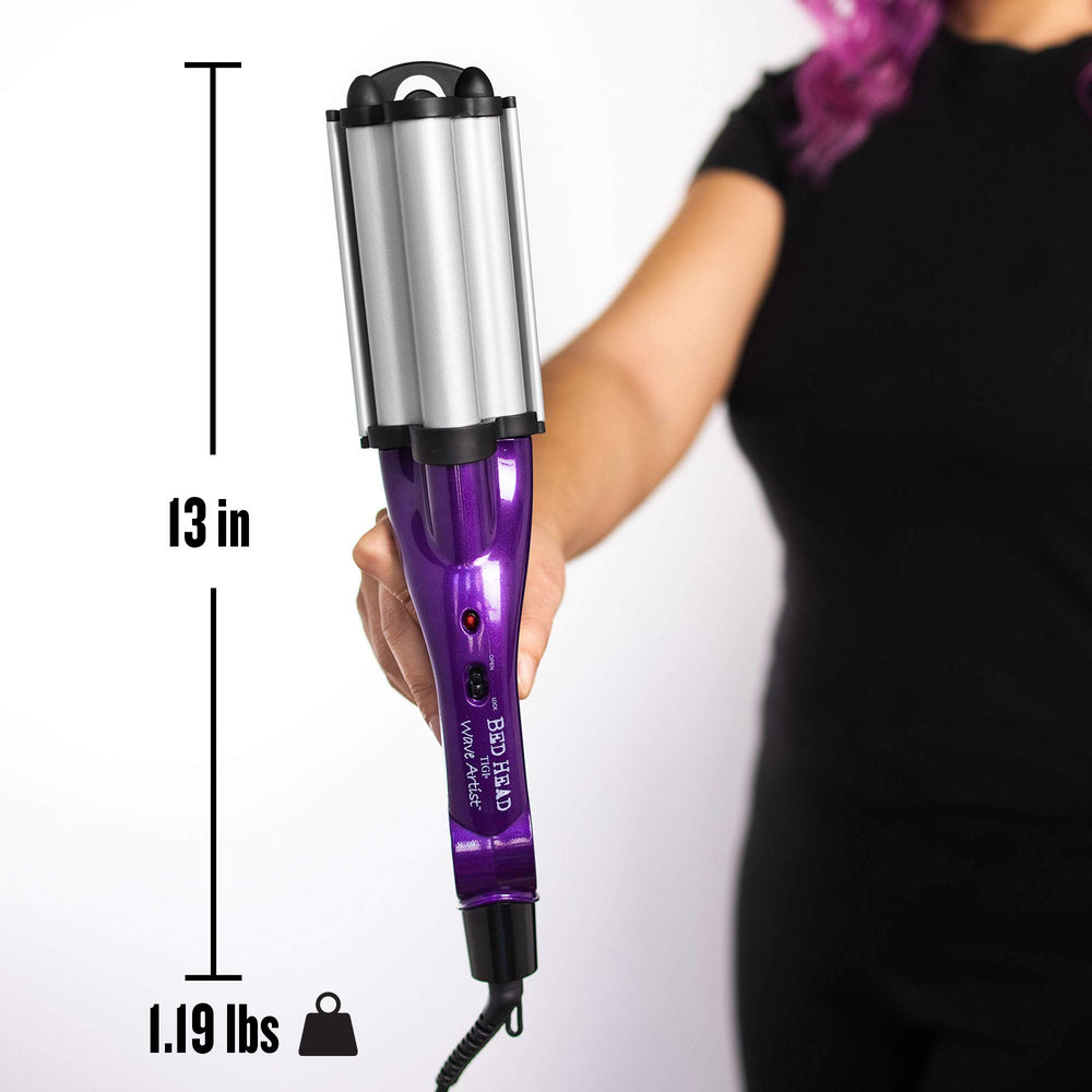Bed Head Wave Artist swivel cord reduces tangles while styling.