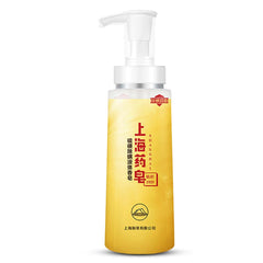 Bee and Flower sulfur soap bottle for daily head-to-toe cleansing and gentle exfoliation.