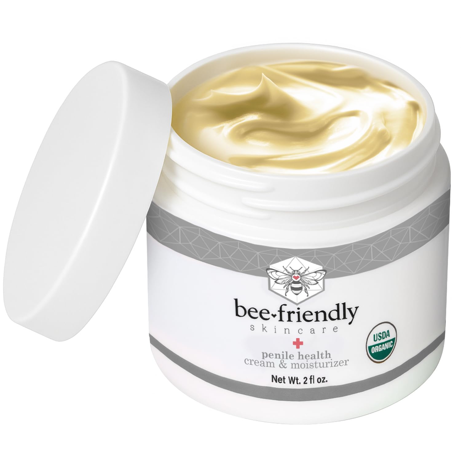 BeeFriendly Cream USDA organic certification stamp reinforces organic quality
