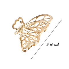 BeeGift butterfly barrette closeup showing elegant design for stylish hairstyles