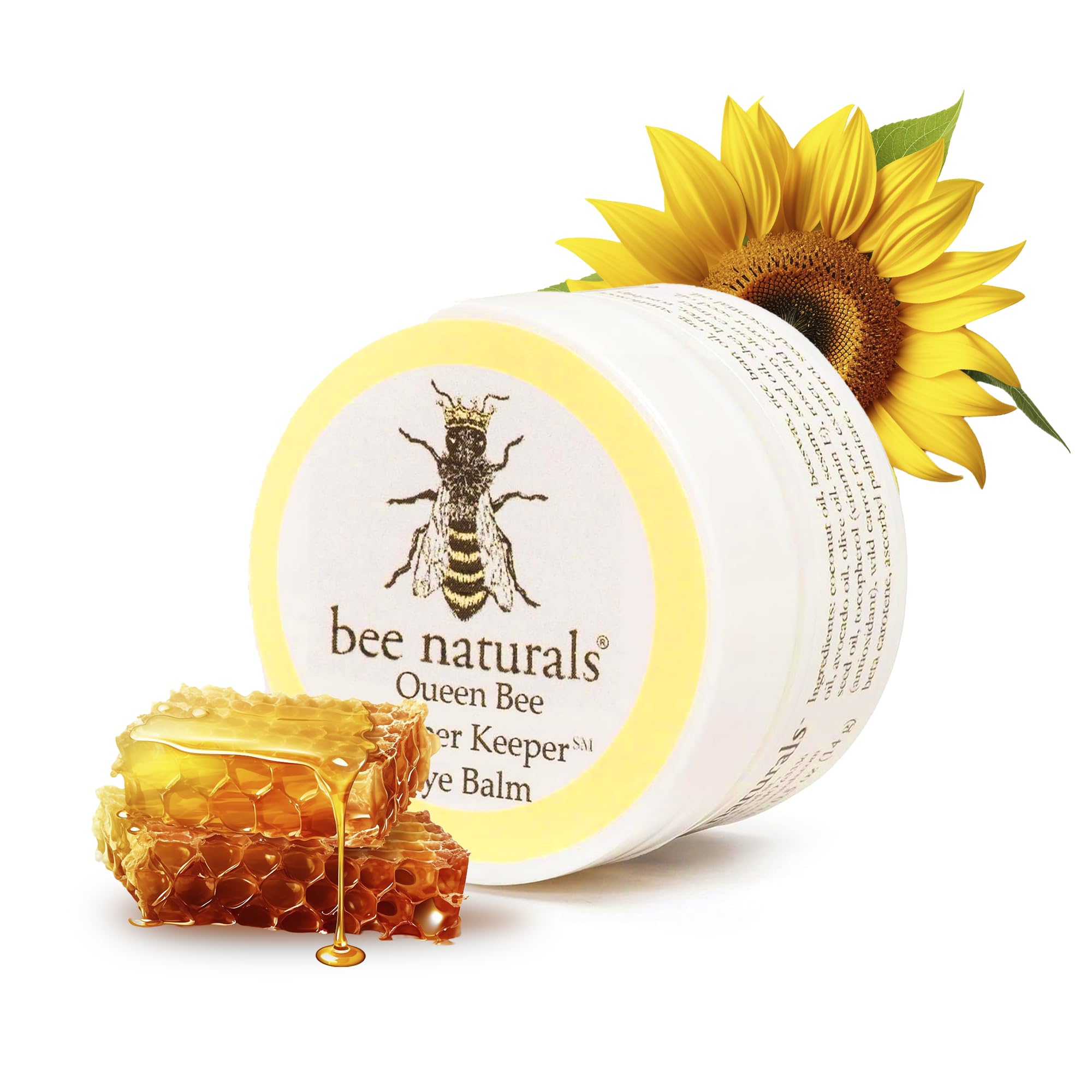 Bee Naturals Queen Bee Best Eye Balm tube for hydrating, puffiness-supporting eye care.