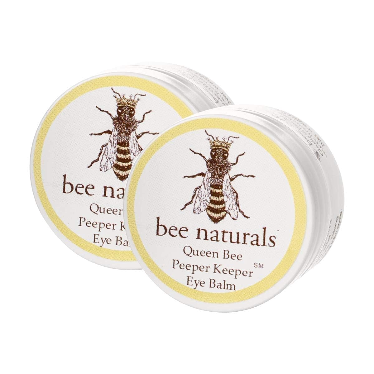 Bee Naturals Queen Eye Balm Duo texture swatch showing silky moisture under-eye hydration.