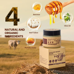 Beef Tallow for Skin application demonstrates quick absorption and long-lasting hydration.