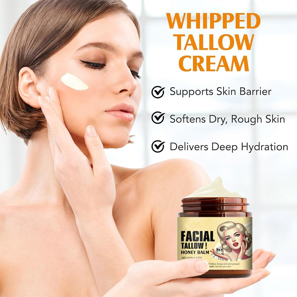 Beef tallow honey balm natural fragrance evokes a milky scent during usage.