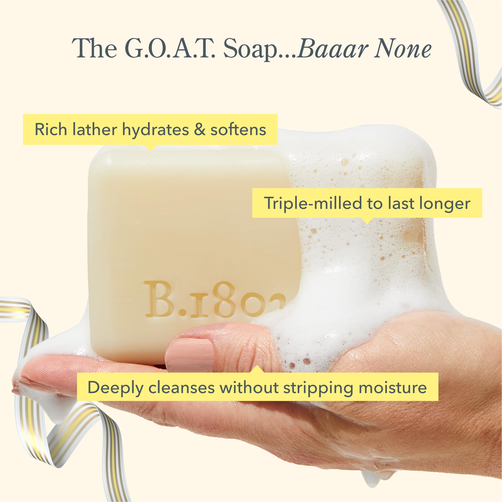 Beekman 1802 Best of the Zest lemon whipped body cream nourishes dry skin.