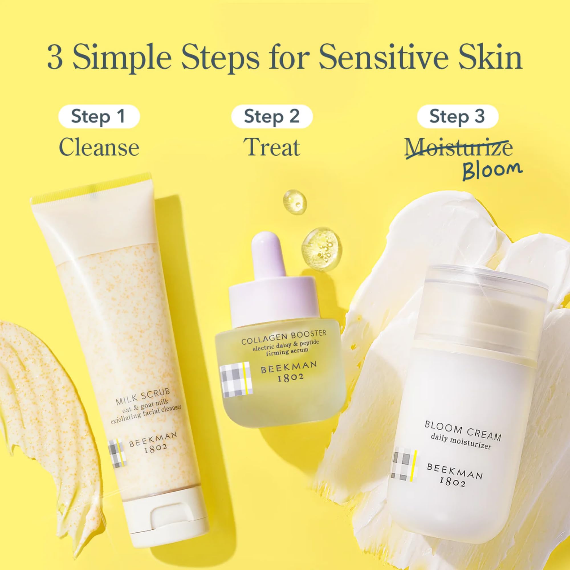 Beekman 1802 Bloom Cream cruelty-free symbol on packaging