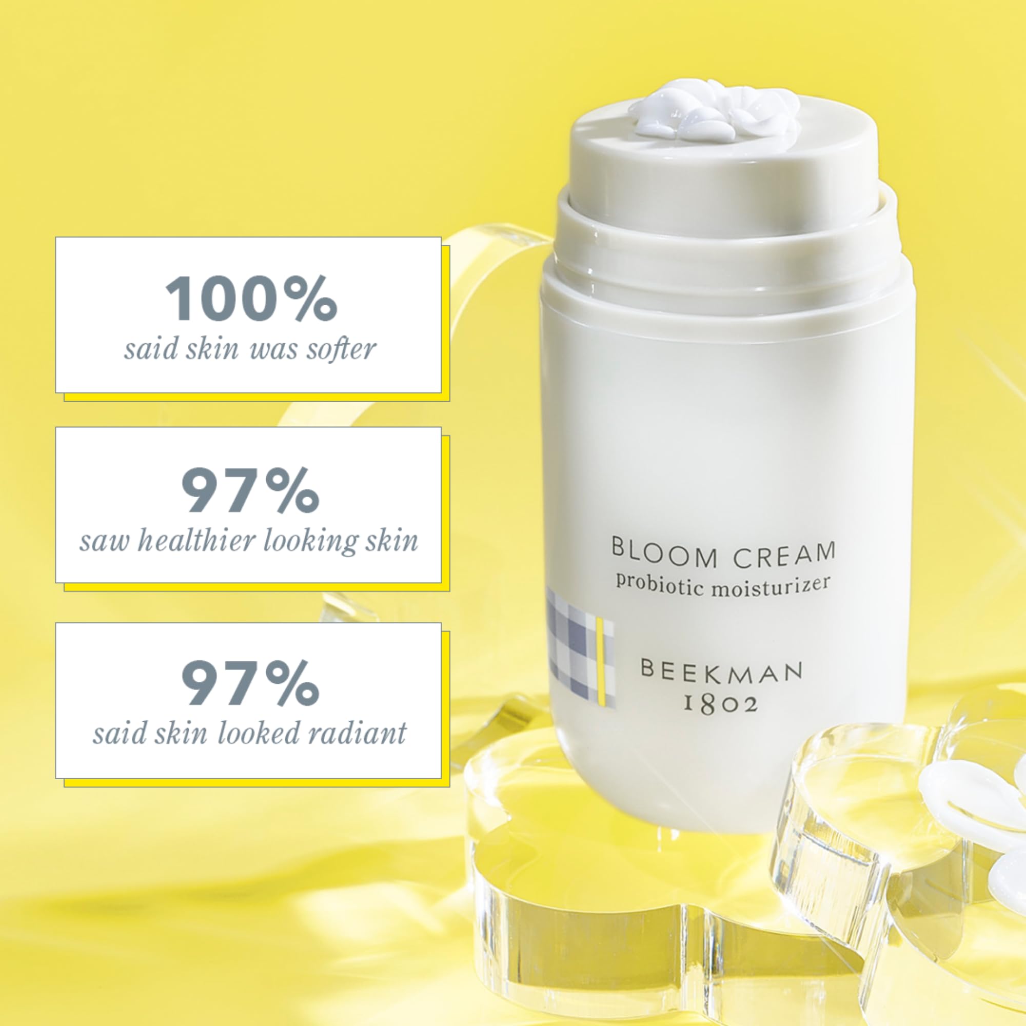 Beekman 1802 Bloom Cream hand-application demonstrates smooth coverage