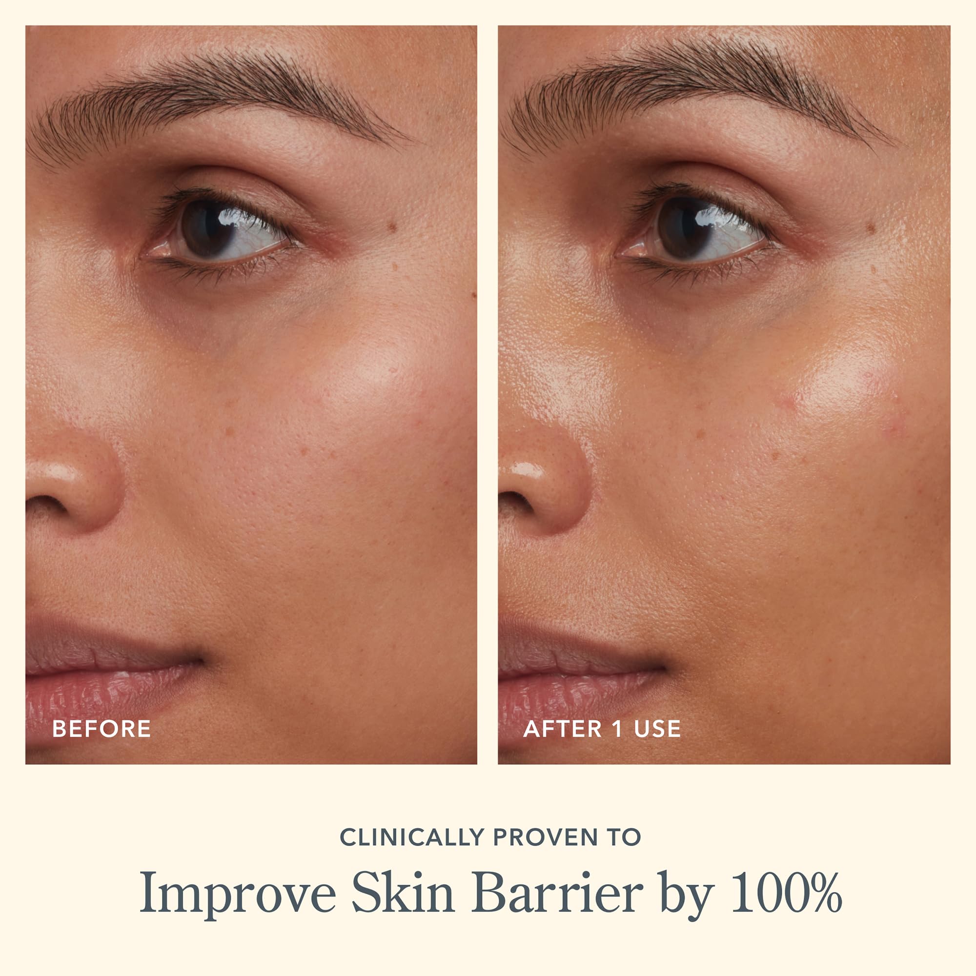 Beekman 1802 Bloom Cream sensitive-skin-test shows gentle hydration.
