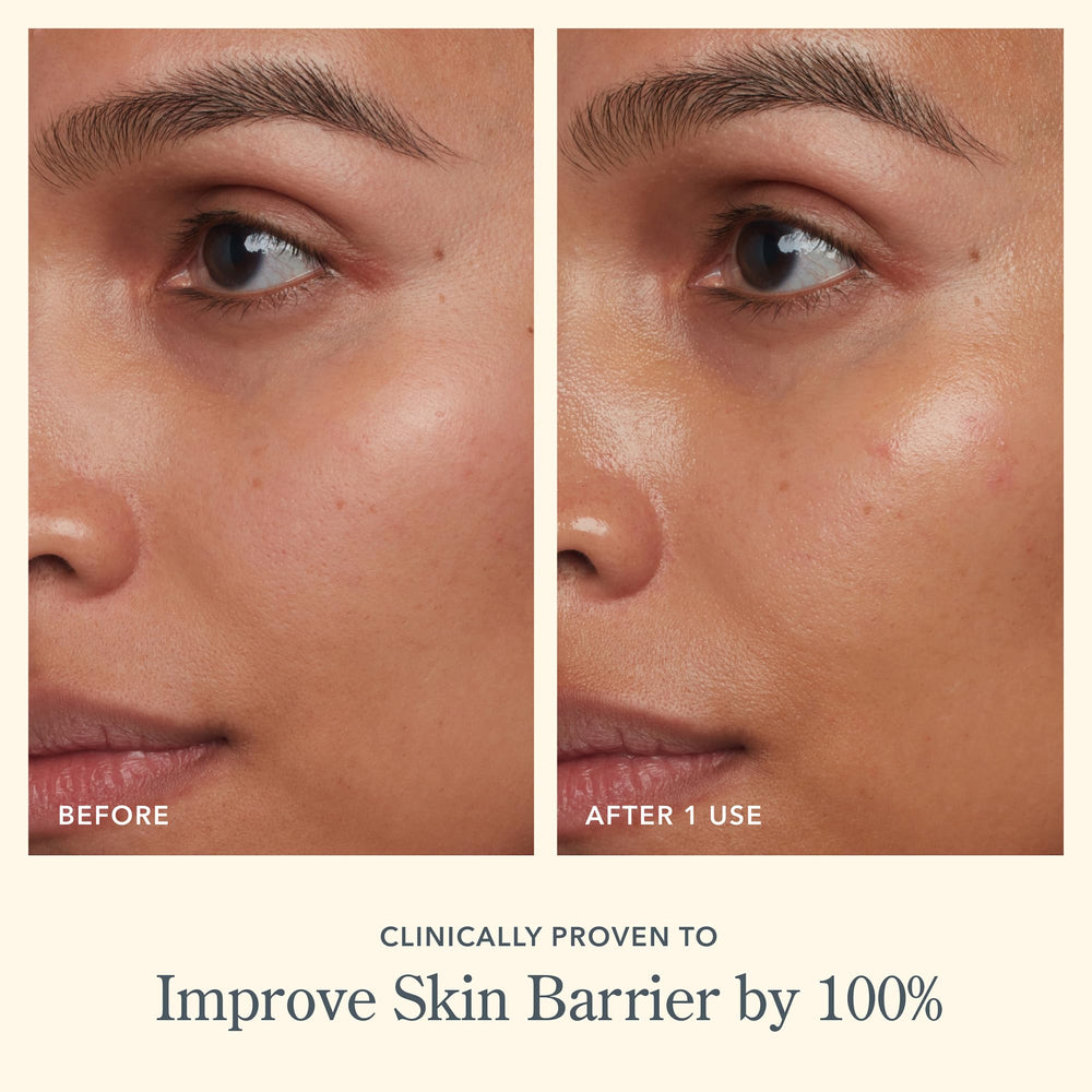 Beekman 1802 Bloom Cream sensitive-skin-test shows gentle hydration.