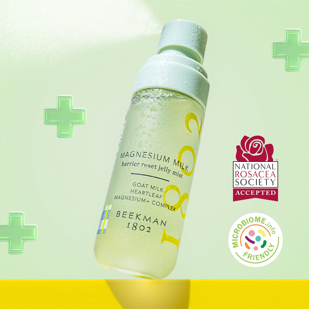 Beekman 1802 fragrance-free label communicates clean, toxin-free skincare