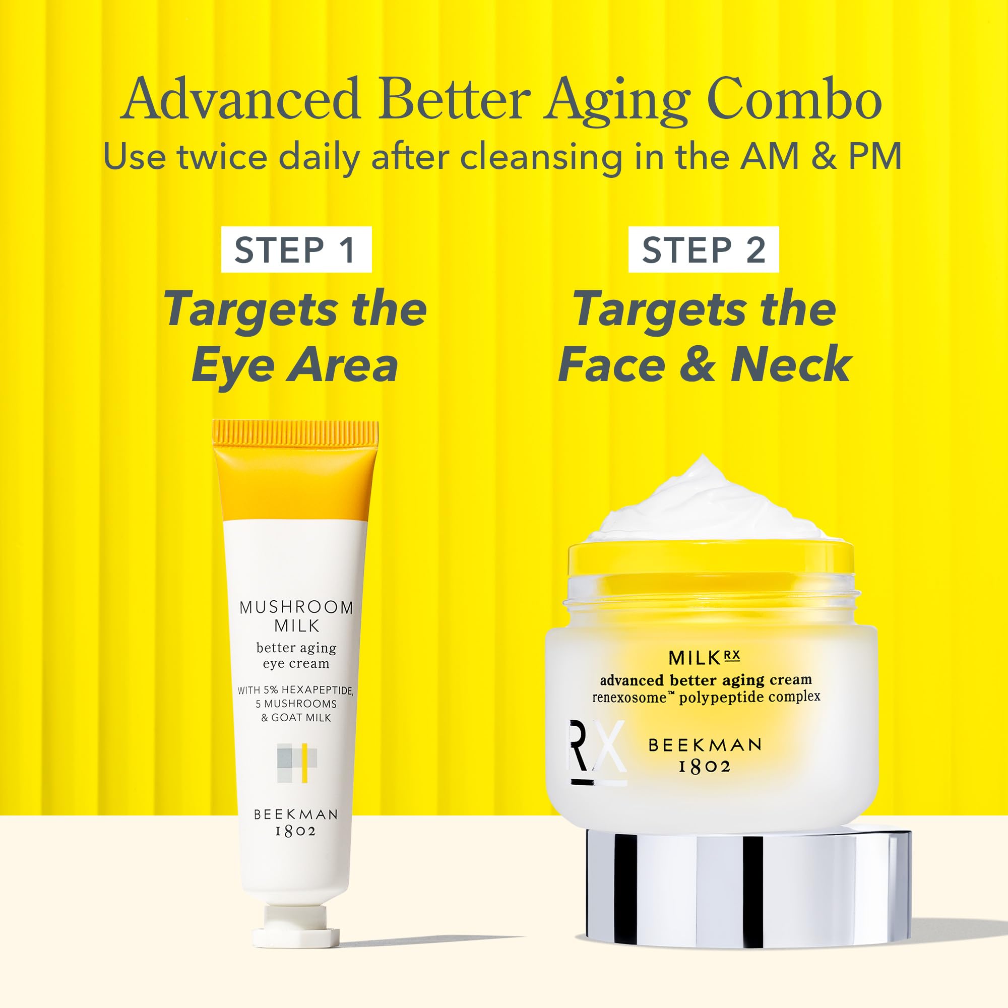 Beekman 1802 fragrance-free formula symbol emphasizing sensitive-skin compatibility