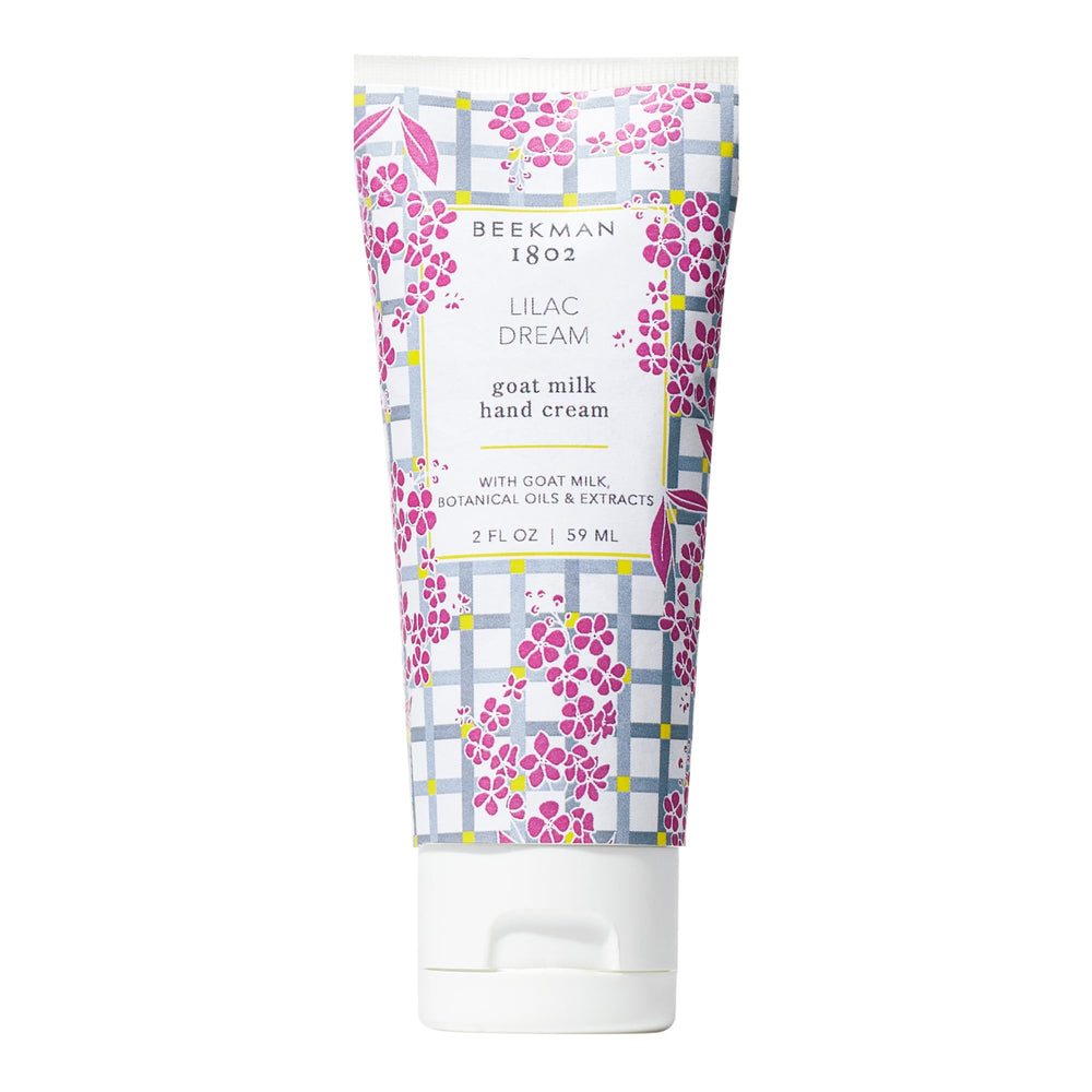 Beekman 1802 Lilac Dream packaging showcases premium hand care