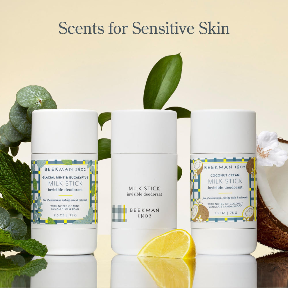 Beekman 1802 Milk Stick clinically kind - cruelty-free skincare promise