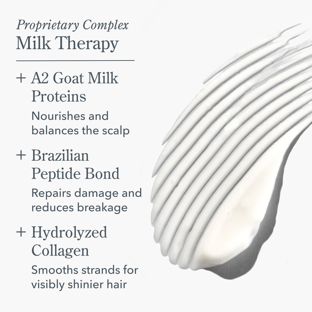 Beekman 1802 Milk Therapy Peptide Conditioner packaging displayed for gift-ready care