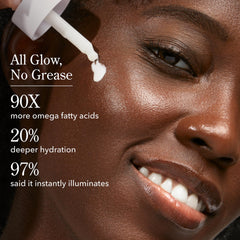 Beekman 1802 Oh! Mega Milky Oil omega-rich ingredients highlight deep nourishment for the skin.