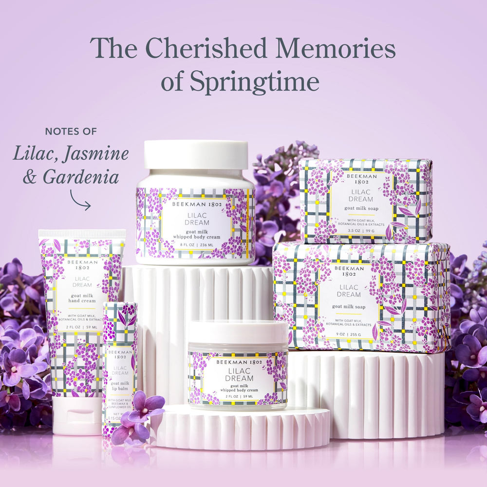 Close-up Beekman 1802 label showing cruelty-free and toxin-free claims
