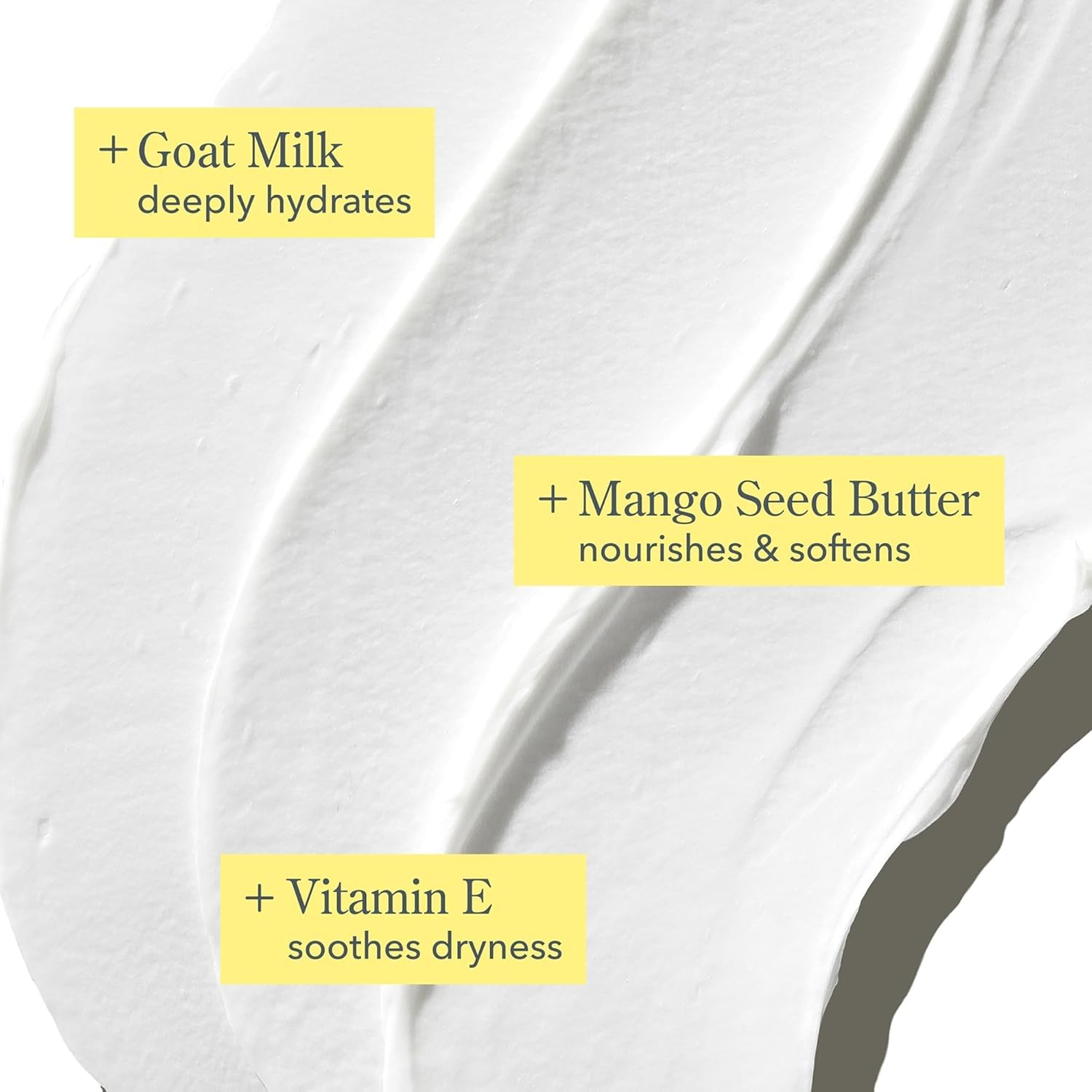 Beekman 1802 whipped texture closeup highlighting airy formula for quick absorption.