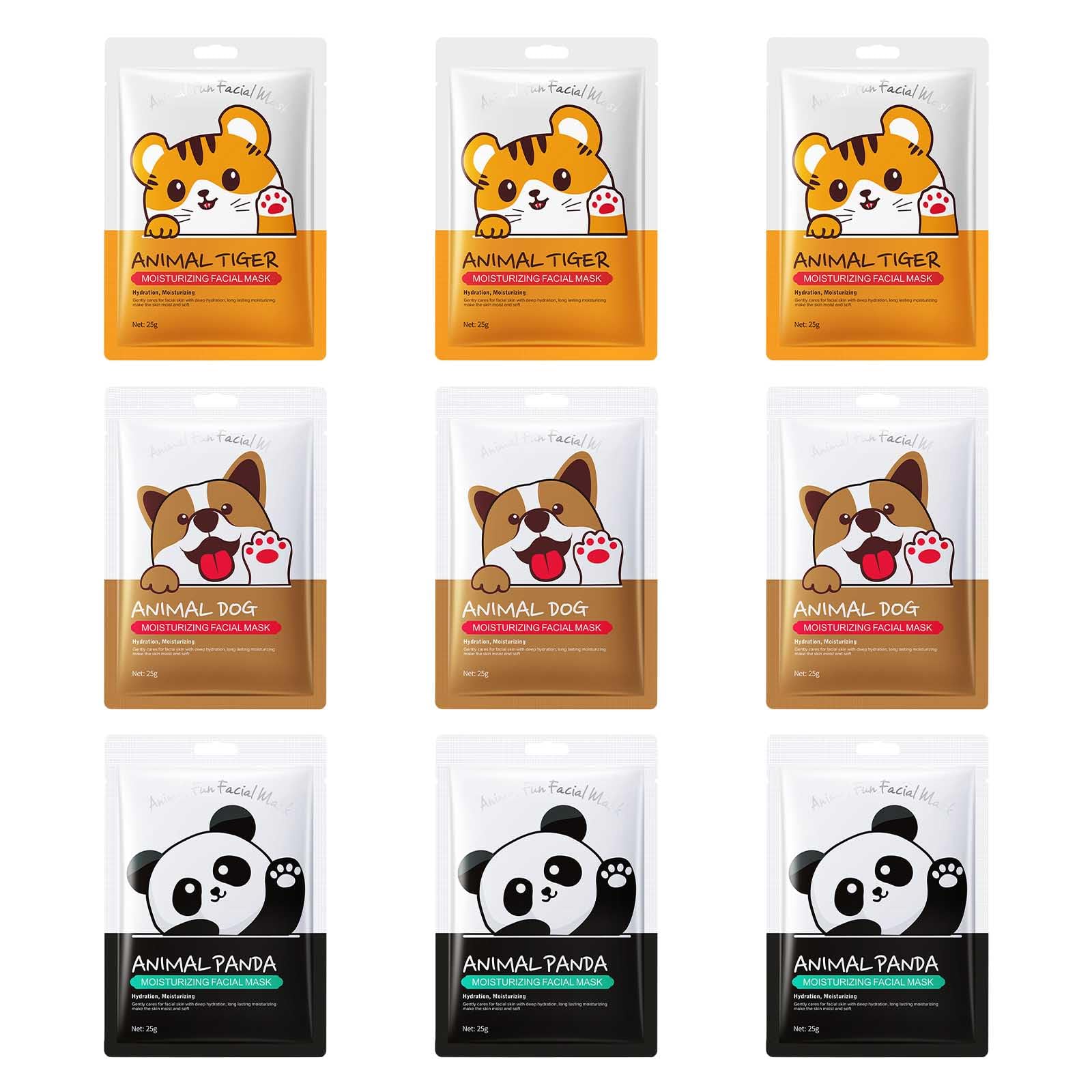 Beenefits animal mask dog design enhances fun daily skincare routine