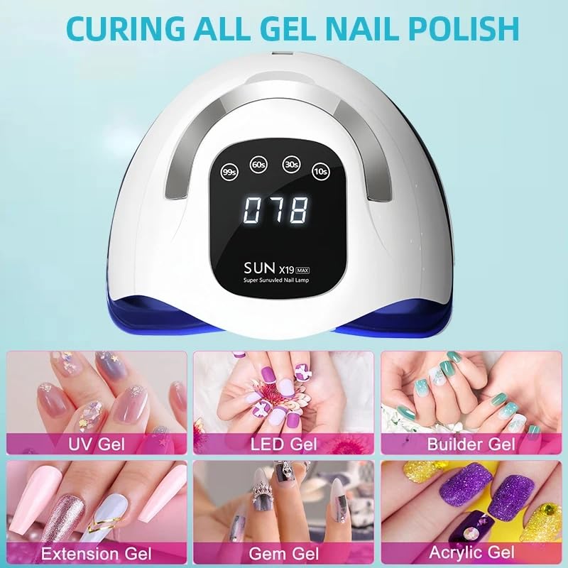 Beenle 320W UV LED Nail Lamp infrared sensor enables hands-free operation during sessions