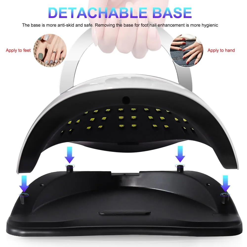 Beenle 320W UV LED Nail Lamp interior reveals roomy space for hands or feet
