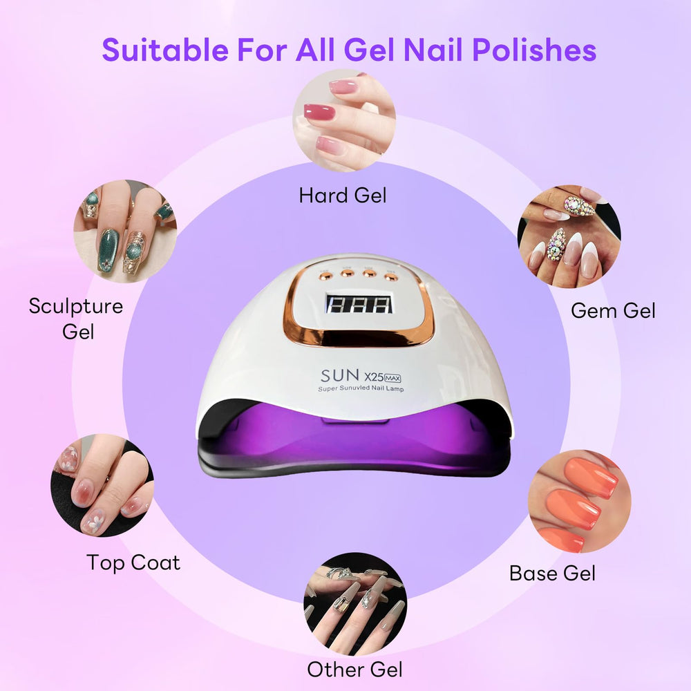 BEENLE ABS plastic nail lamp scratch and stain resistant body