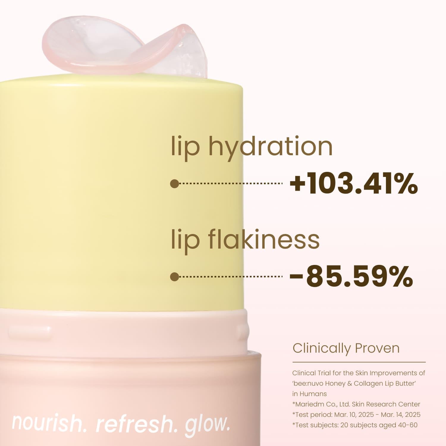 beenuvo Overnight lip mask use during night routine