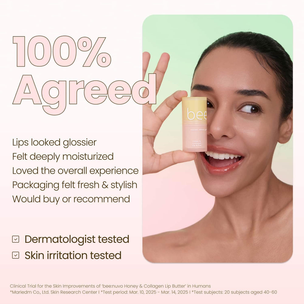 beenuvo Lip Butter texture swatch showing creamy nourishment