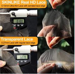 BEEOS bleached knot detail closeup for realistic hairline illusion