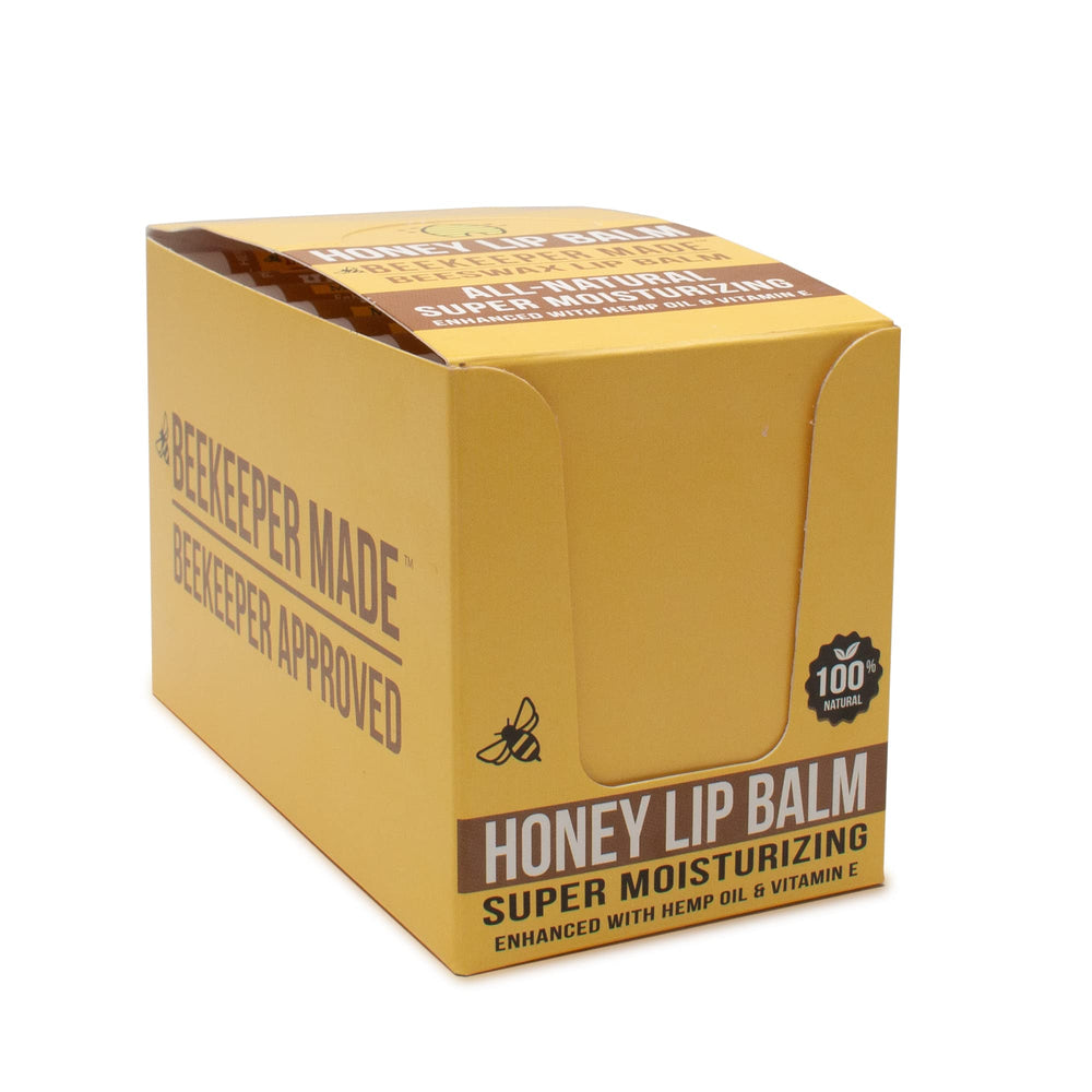 Beessential daily-use lip balm with honey scent for all ages
