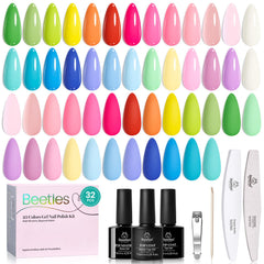 Beetles 25-colors swatches show versatile pastel palette for nails