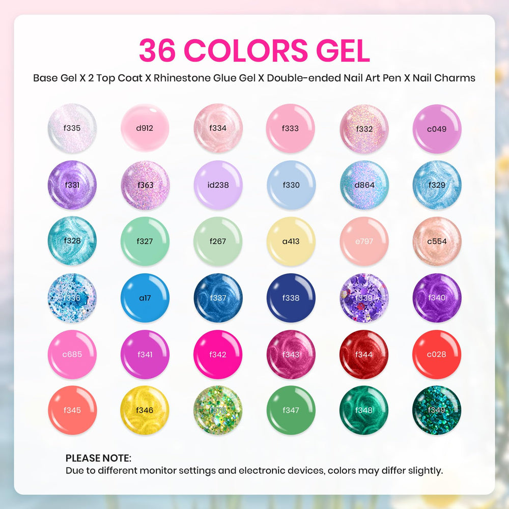 Beetles color swatches show shades for spring and Easter nail art ideas