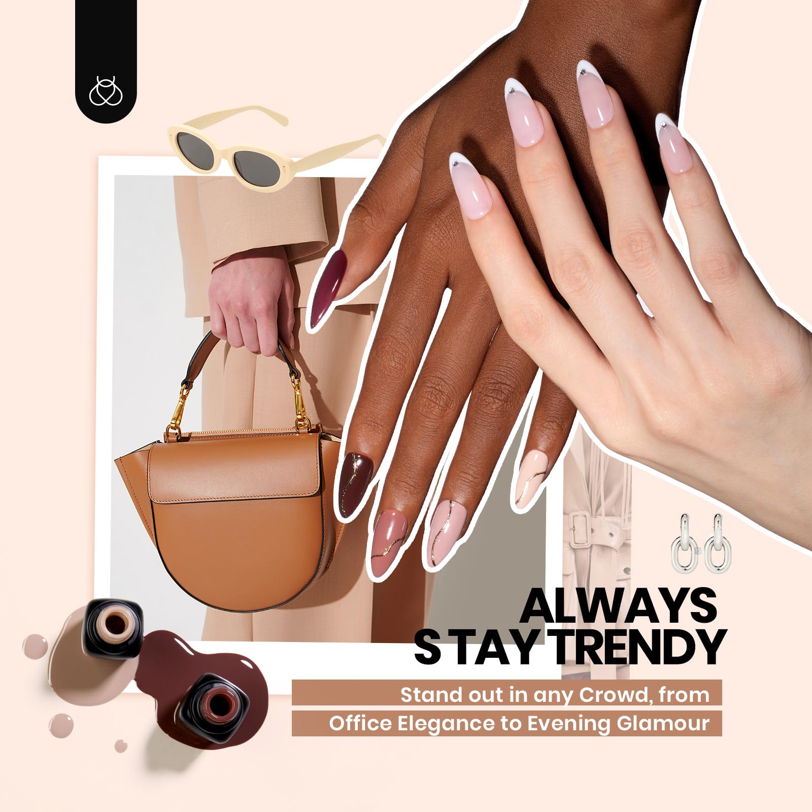Beetles 45-color gel polish set enables versatile nail art.