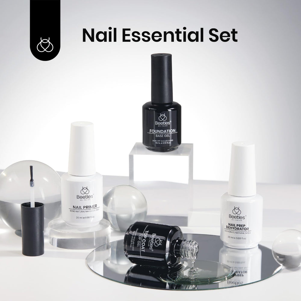 Beetles 6mm brush aids precise, smooth application on nails