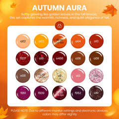 Beetles Autumn Aura cat-eye glitter effects add depth to at-home manicures.
