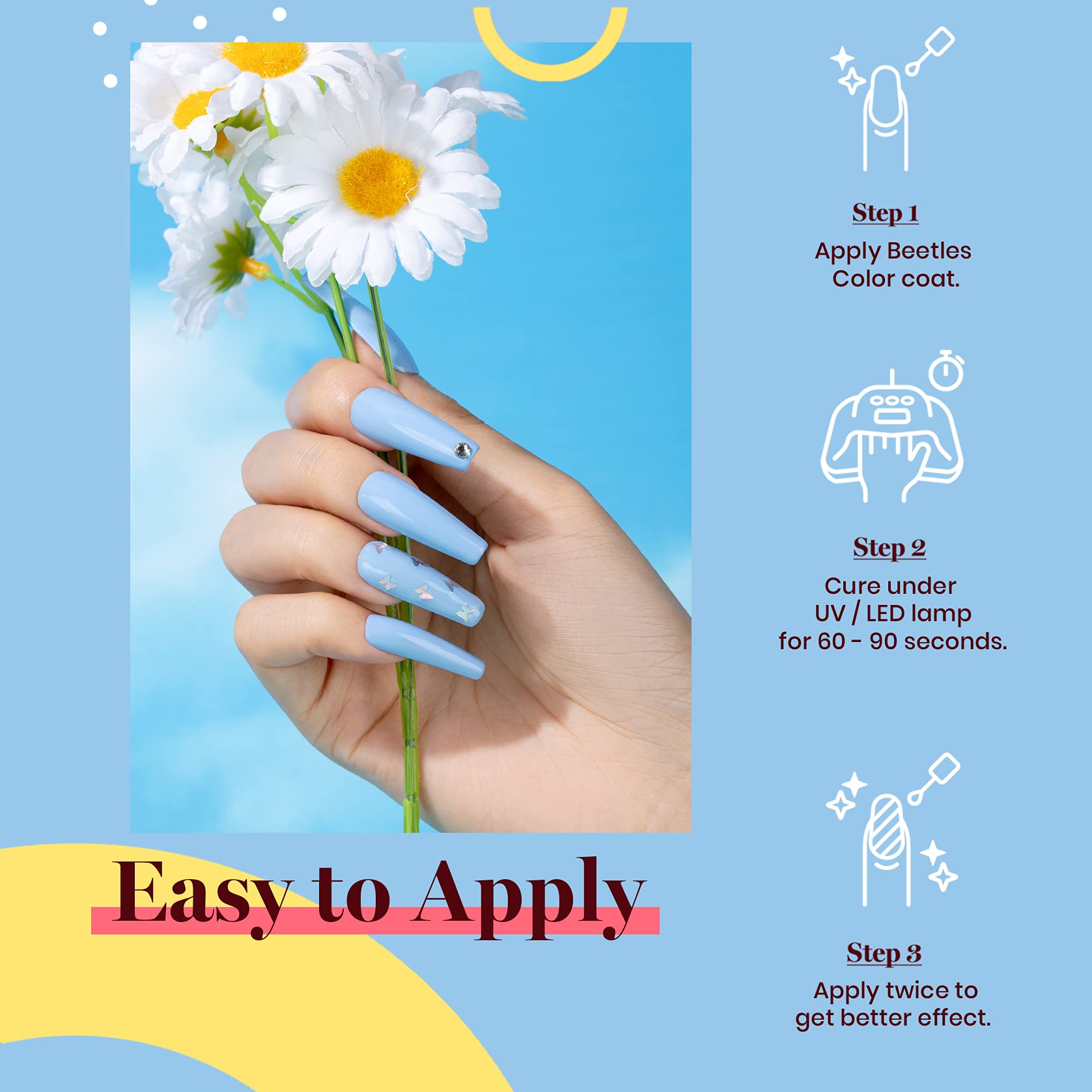 Beetles Baby Blue makes a thoughtful gift idea for women who love home manicures